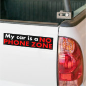 Geen telefoonzone bumpersticker (Op Truck)