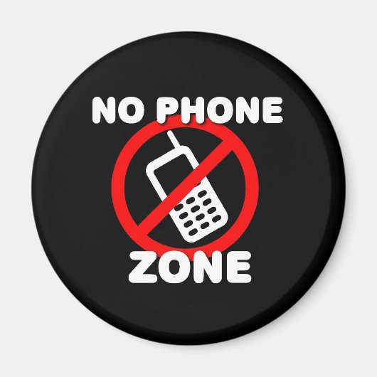 Geen telefoonzone magneet (Voorkant)