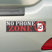 Geen telefoonzonnetticker bumpersticker (Op auto)