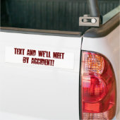 GEEN TEXTIESBUMPERSTICKER BUMPERSTICKER (Op Truck)