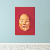Geen theatermasker canvas afdruk (Insitu (Houten vloer))