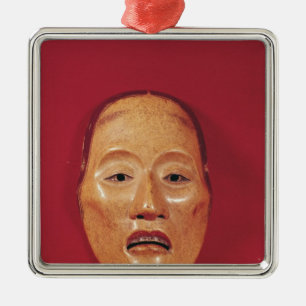 Geen theatermasker metalen ornament