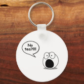 Geen thee sleutelhanger (Voorkant)