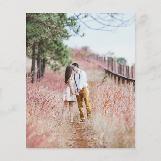 Geen thema, gewoon liefdesbudget foto's bruiloft b flyer (Achterkant)