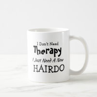 Geen therapie nodig alleen maar een nieuwe hairdo-