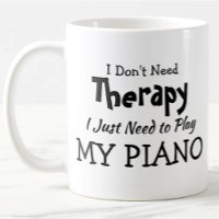 Geen therapie nodig die alleen Piano Birthday Xmas