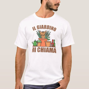 Geen tijd voor de tuin t-shirt
