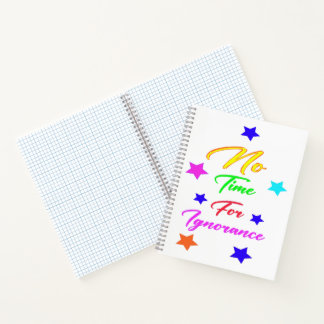 Geen tijd voor onwetendheid notitieboek