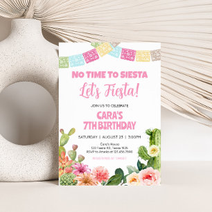 Geen tijd voor Siesta Fiesta verjaardagsfeestje Kaart