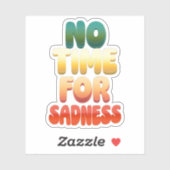 Geen tijd voor Sticker (Vel)