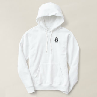 💀 "Geen tijd voor vijanden" – Stoere Skeletmotorr Hoodie