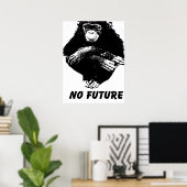 Geen toekomstige aap poster (Thuiskantoor)