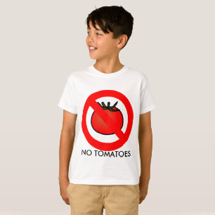 Geen tomaten T-shirt, Kinderen T-shirt