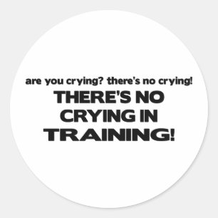 Geen training voor snoeien ronde sticker