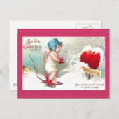 Geen tranende hart Valentijn Feestdagenkaart (Voorkant / Achterkant)