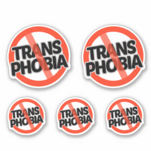 Geen Transfobie Sticker