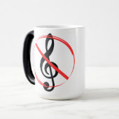 Geen treble magische mok (Voorkant links)