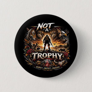 Geen Trofee Ronde Button 5,7 Cm