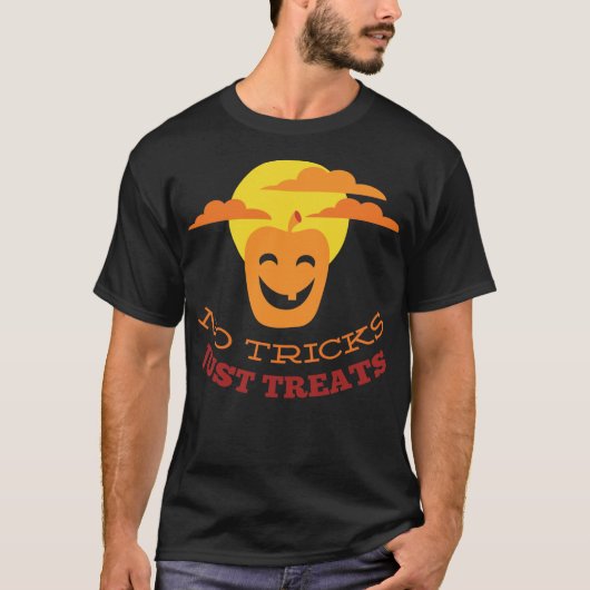 Geen trucs alleen maar lekkers t-shirt (Voorkant)