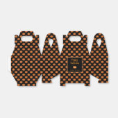 Geen trucs behandelen alleen de oranje pompoenen v bedankdoosjes (Uitgevouwen)