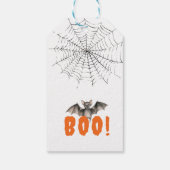 Geen trucs behandelt alleen Halloween-label Cadeaulabel (Achterkant)