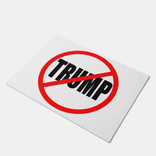 "GEEN TRUMP" DEURMAT (Schuin)