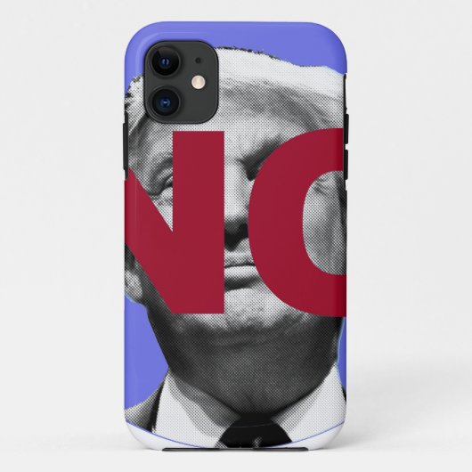 Geen Trump (Paars en rood) Case-Mate iPhone Case (Achterkant)