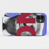 Geen Trump (Paars en rood) Case-Mate iPhone Case (Achterkant (horizontaal))