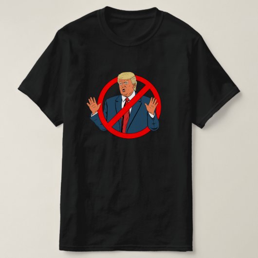 Geen Trump T-shirt (Design voorkant)