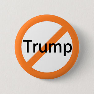 Geen Trump-toets Ronde Button 5,7 Cm