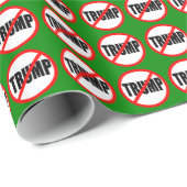 "GEEN TRUMP"-WRAPPINGSPAPIER CADEAUPAPIER (Rol Hoek)