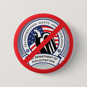 Geen TSA-Button Ronde Button 5,7 Cm