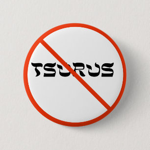 Geen Tsurus Ronde Button 5,7 Cm