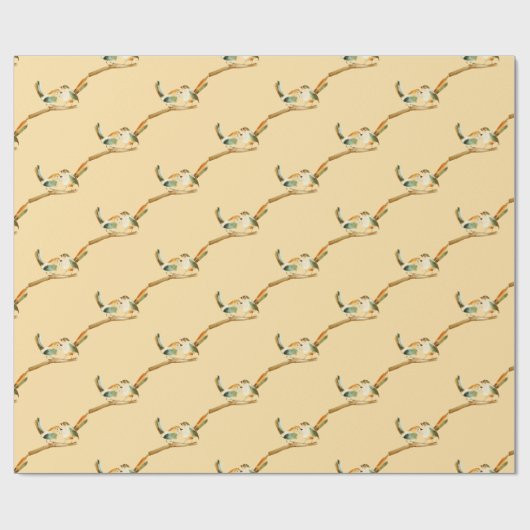 Geen twee als een tweeling cadeaupapier (Vlak)