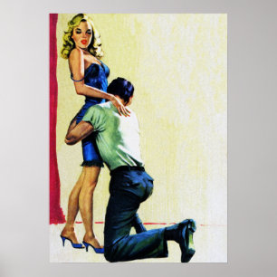 Geen tweede kans op  pulp-Hoesje Poster