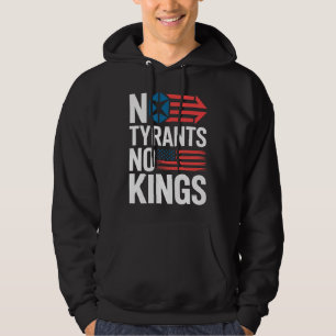 Geen Tyrannen Geen Koningen Vrijheid Patriot Prote Hoodie