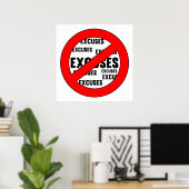 Geen uitstapje poster (Thuiskantoor)