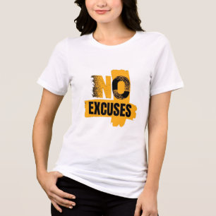 Geen Uitvluchten. Gewoon Resultaten. Geen Uitvluch Tri-Blend Shirt