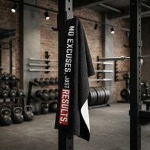 Geen Uitvluchten Gym Handdoek Motivatie Workout