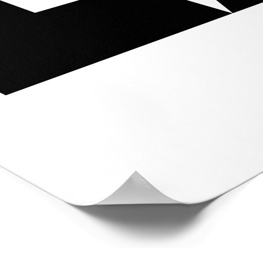 Geen Uitzonderingen alleen uitvoeren Poster (Hoek)