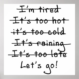 Geen uitzonderingen...Laten we gaan Poster