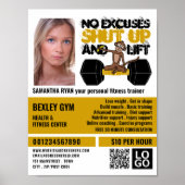 Geen Uitzonderingen op aap, persoonlijke trainer,  Poster (Voorkant)