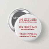Geen uitzonderingen. ronde button 5,7 cm (Voorkant /achterkant)