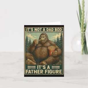 Geen Vader Lichaam Een Vaderfiguur Bigfoot Vaderda Kaart