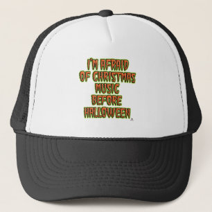 Geen vakantiemuziek voor Halloween Fun Motto Trucker Pet