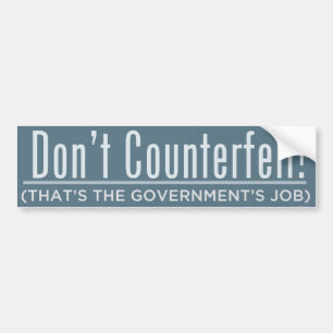 Geen valse Bumpersticker
