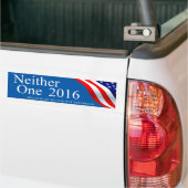 Geen van beide in 2016 bumpersticker (Op Truck)