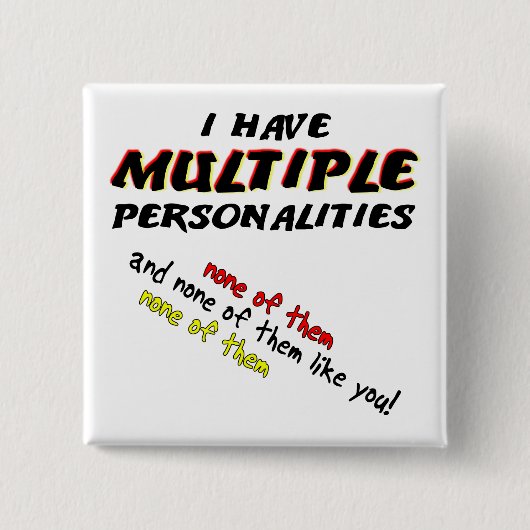 Geen van hen zoals jij Button Badge Pin (Voorkant)