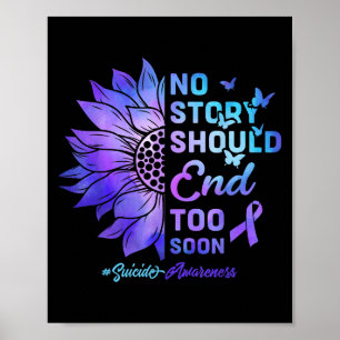 Geen verhaal mag te snel eindigen Suïcidebewustzij Poster