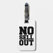 GEEN VERKOPEN BAGAGELABEL (Achterkant verticaal)